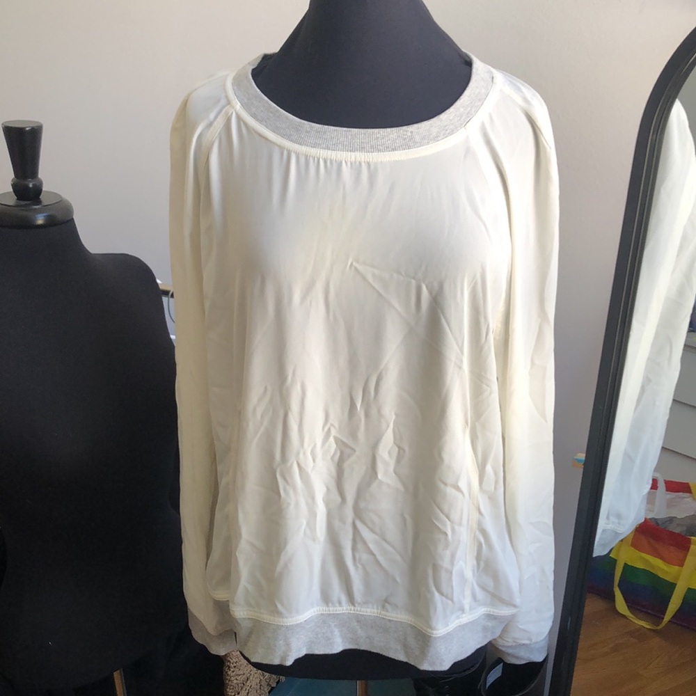 Lou & Gray Long Sleeve Sheer Top